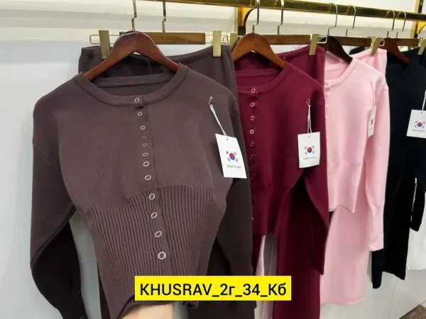 Костюм двойка из ткани — фото 7