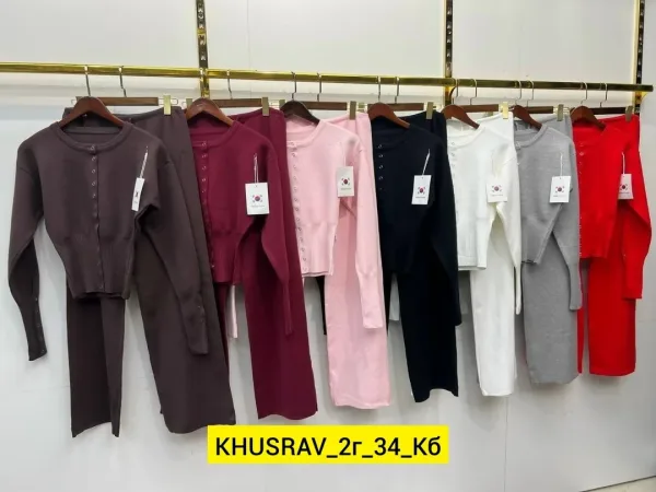 Костюм двойка из ткани — фото 9