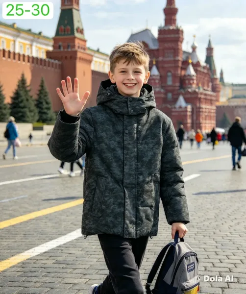 Куртка зимняя с флисовой подкладкой — фото 13