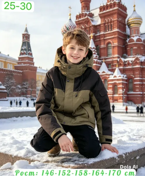Зимняя куртка с утеплённой подкладкой и водонепроницаемой мембраной — фото 8