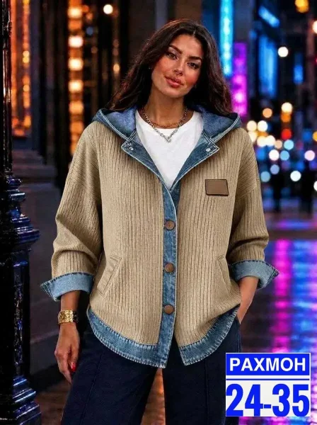 Ткань Лапша джинсы — фото 3