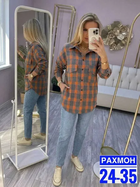 Рубашка хлопок — фото 2