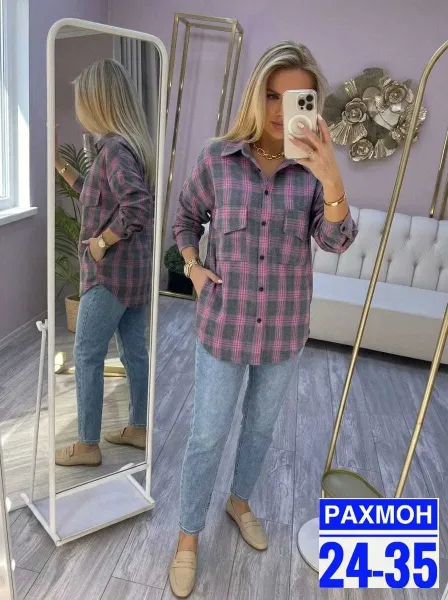 Рубашка хлопок — фото 4