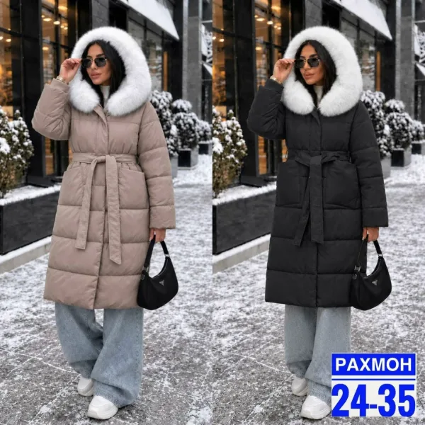 Зимняя куртка двухсторонняя съемный мех — фото 4