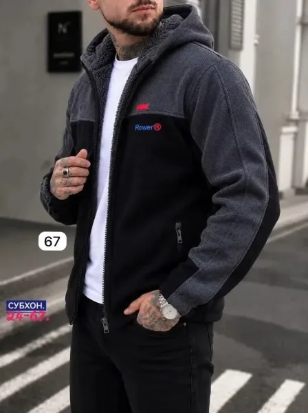 Флисовая куртка с мехом Rosser — фото 9