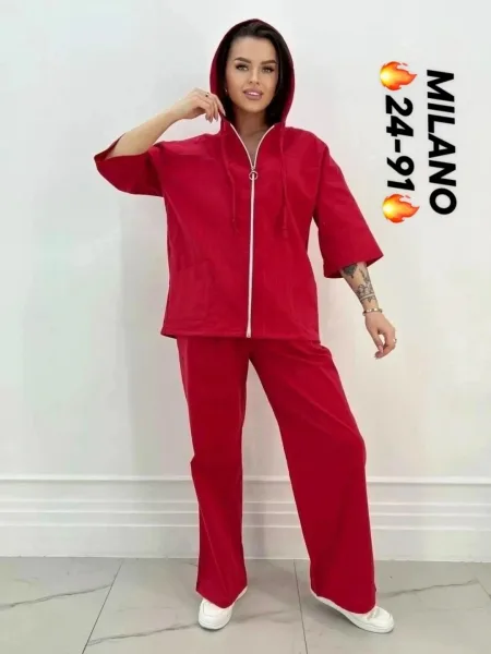 Костюм двойка из льна — фото 7