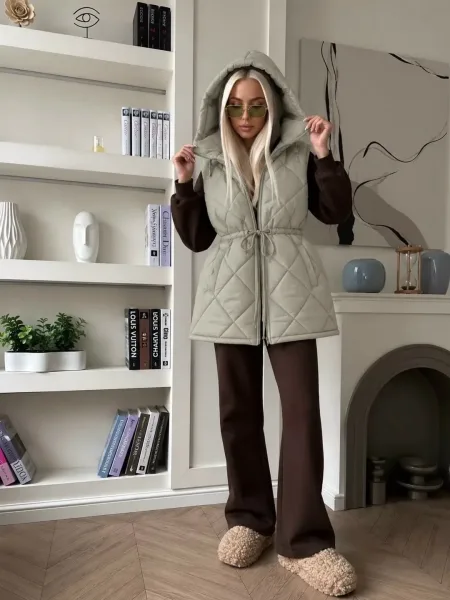 Лёгкий жилет из синтепона — фото 3