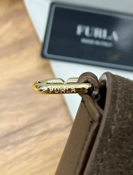 FURLA сумка из натуральной замши — фото 8