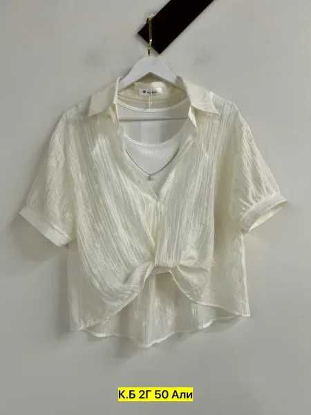 Рубашка хлопок — фото 2