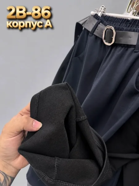 Брюки с флис — фото 19