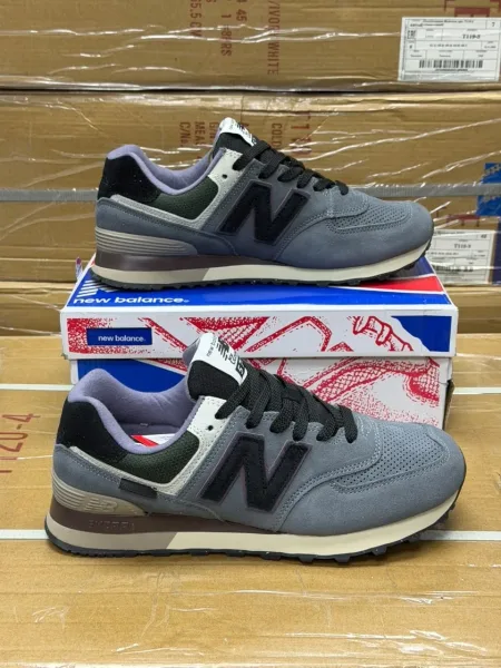 Кроссовки NEW Balance 574 из натуральной замши — фото 4