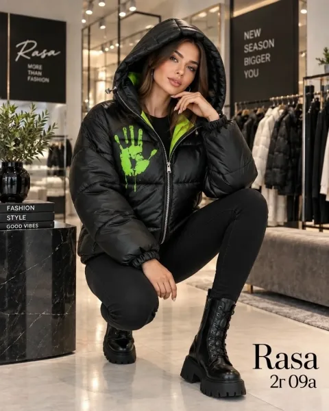 Куртка женская Rasa с эффектом смены цвета — фото 1