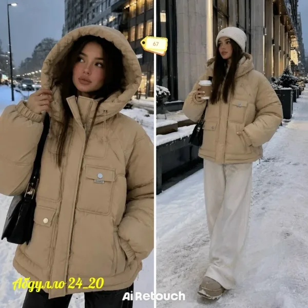Модная куртка большие размеры — фото 10