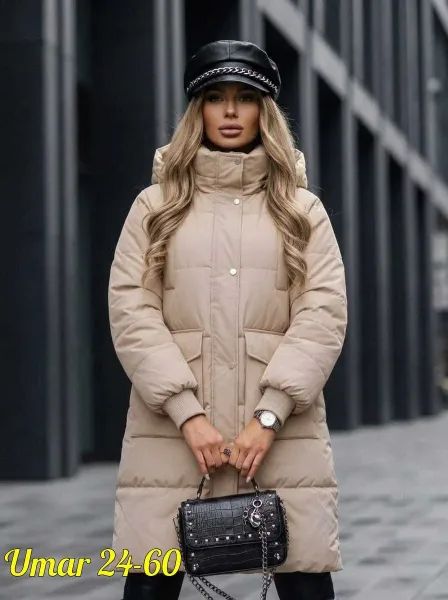 Женская утеплённая куртка — фото 1