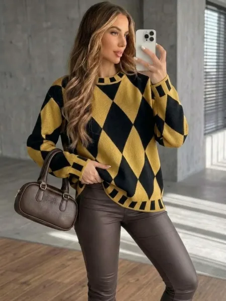 Свитер Oversize из турецкой вязки Турецкая Вязка — фото 4