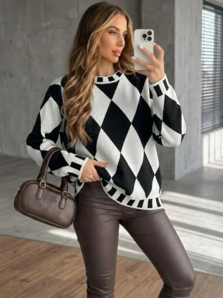 Свитер Oversize из турецкой вязки Турецкая Вязка — фото 9