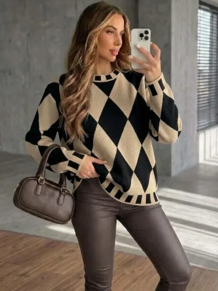Свитер Oversize из турецкой вязки Турецкая Вязка — фото 11