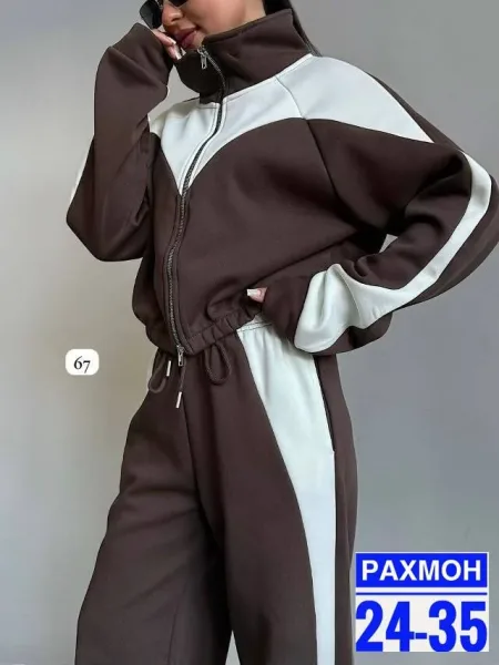 Стильный и уютный флисовый костюм — фото 3