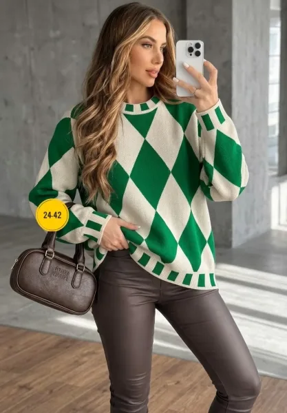 Свитер Oversize из турецкой вязки Турецкая Вязка — фото 3