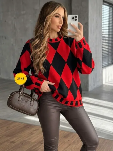 Свитер Oversize из турецкой вязки Турецкая Вязка — фото 7