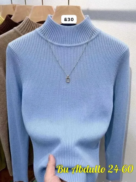 Водолазка из ткани лапша — фото 5