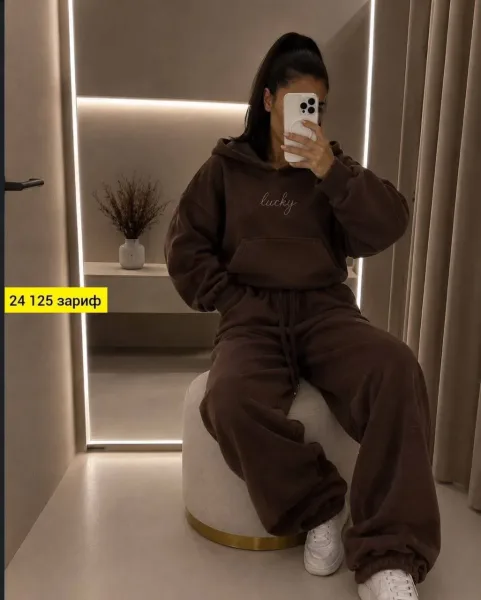 Удобный и тёплый костюм ткань флис — фото 2