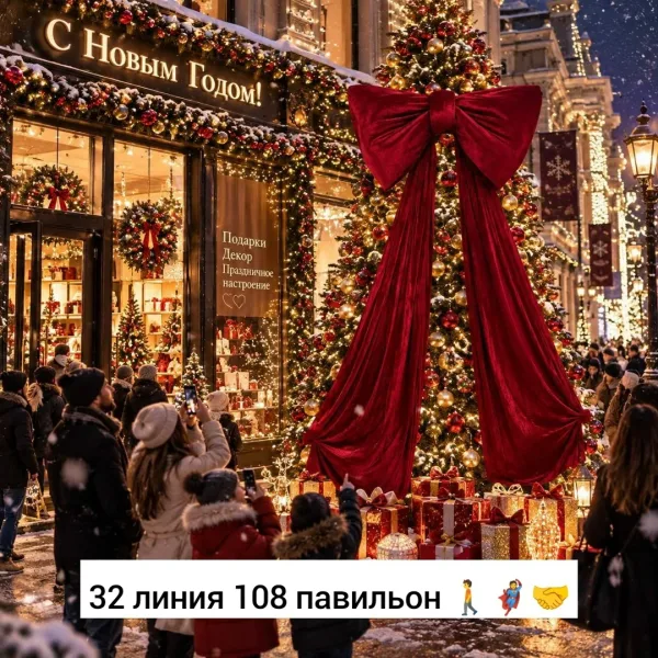 Рюкзак Новогоднее украшение, ткань Золотой — фото 8