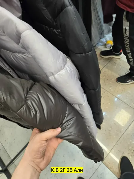Зимняя куртка из ткани — фото 6