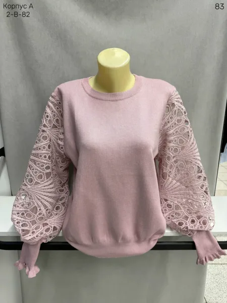 Женский свитер из смесового материала 30 WOOL, 70 POLYESTER — фото 5