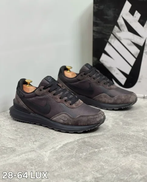 Кроссовки мужские NIKE из натуральной замши — фото 1