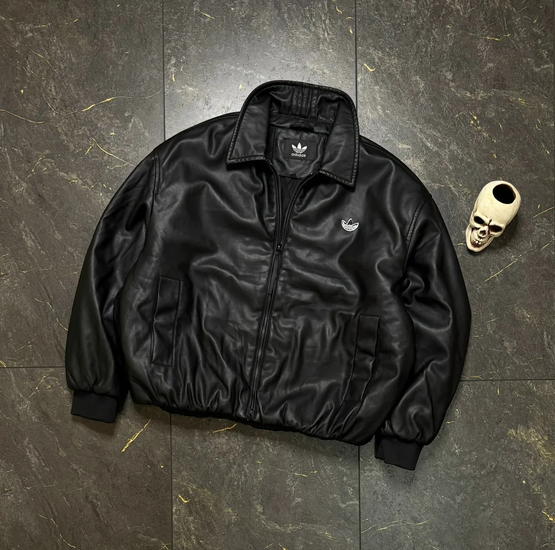 Кожаная куртка Adidas — фото 2