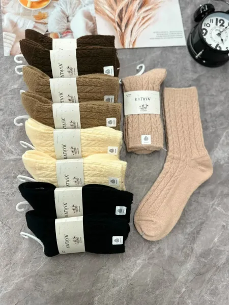 Носки женские из кашемира — фото 3