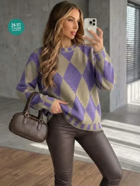 Свитер Oversize из турецкой вязки Турецкая Вязка — фото 1