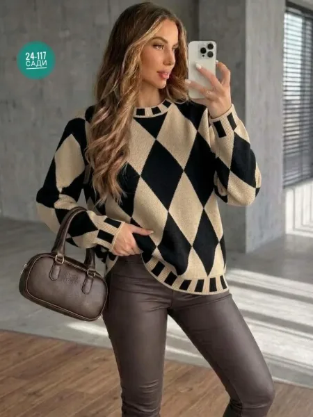 Свитер Oversize из турецкой вязки Турецкая Вязка — фото 2