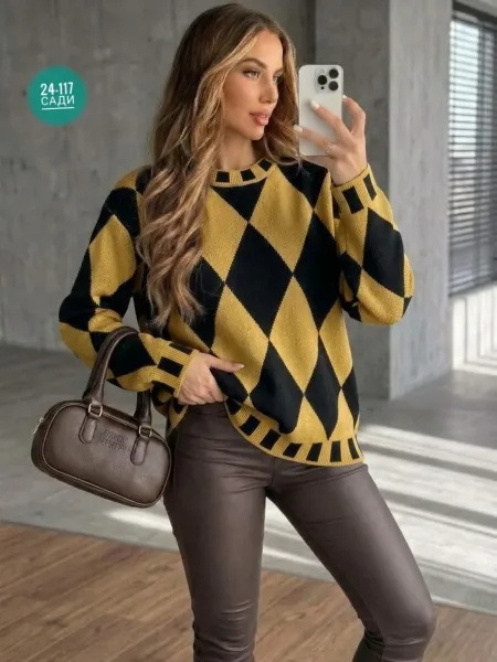 Свитер Oversize из турецкой вязки Турецкая Вязка — фото 3
