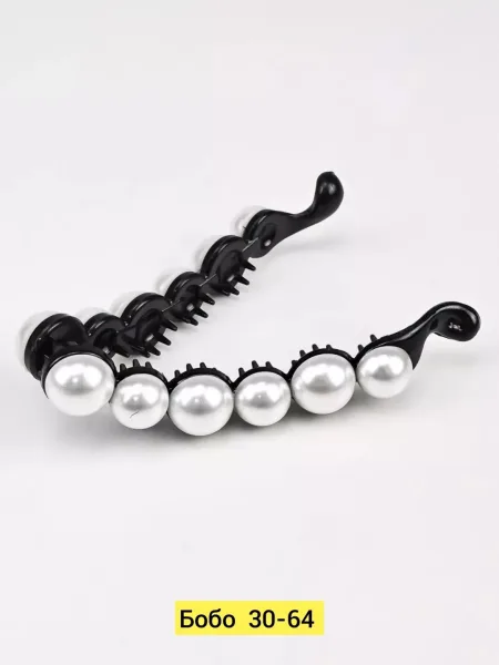 Заколка для волос, жемчуг — фото 1