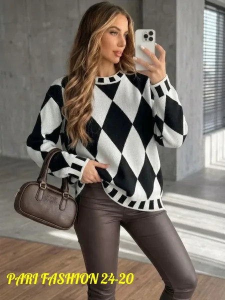 Свитер Oversize из турецкой вязки Турецкая Вязка — фото 1