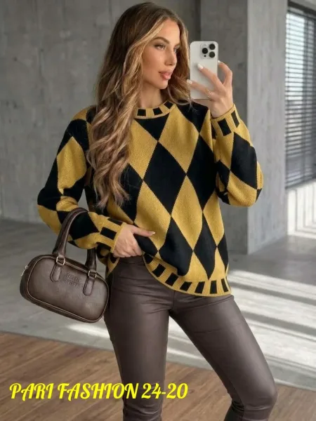 Свитер Oversize из турецкой вязки Турецкая Вязка — фото 6