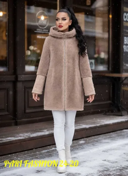 Пальто Незаменимым спутником в зимнее время, замша — фото 3