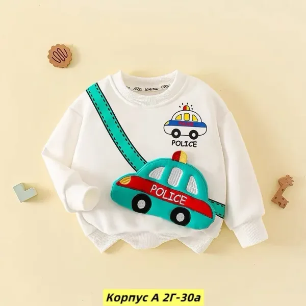 Кофта из флиса и хлопка — фото 1