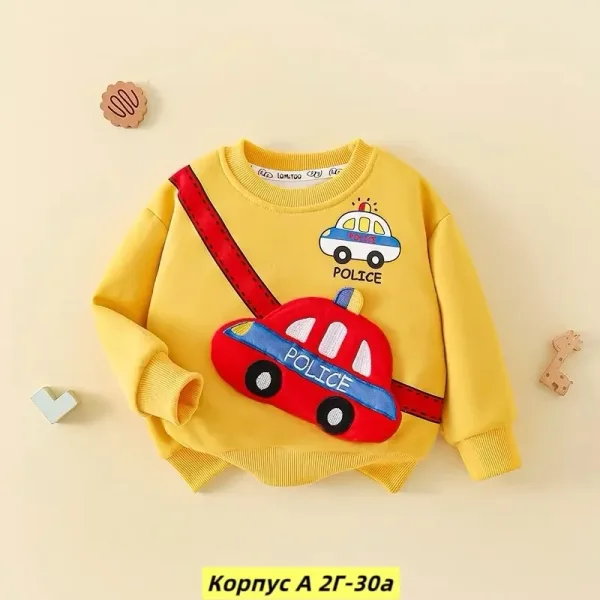 Кофта из флиса и хлопка — фото 2