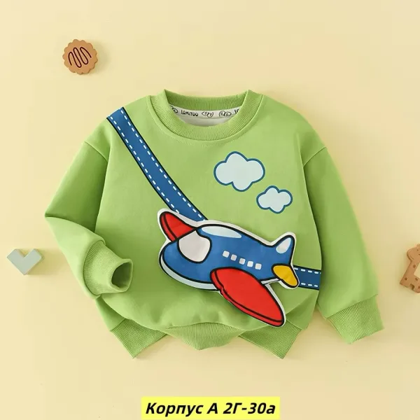 Кофта из флиса и хлопка — фото 3
