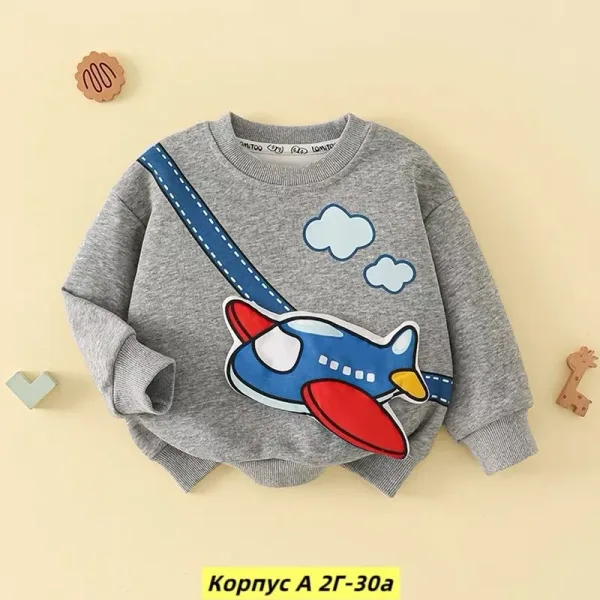 Кофта из флиса и хлопка — фото 6