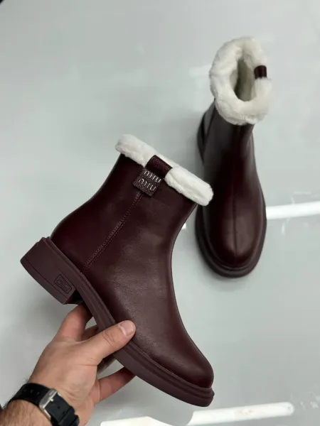 Удобные и стильные кроссовки из искусственного замша с качественным меховым — фото 7