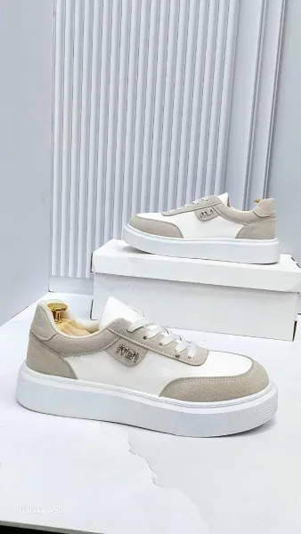 Женские кроссовки из натуральной кожи — фото 8
