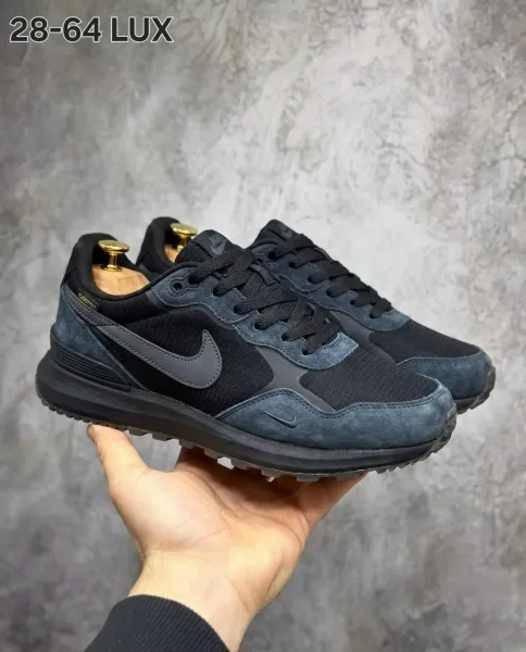 Кроссовки мужские NIKE из натуральной замши — фото 1