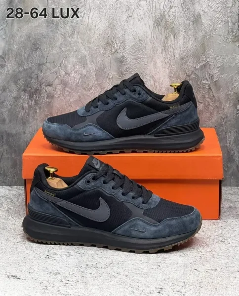 Кроссовки мужские NIKE из натуральной замши — фото 10