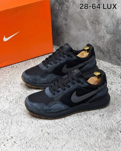 Кроссовки мужские NIKE из натуральной замши — фото 17
