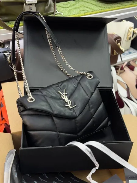 Сумка Saint Laurent натуральная кожа — фото 4