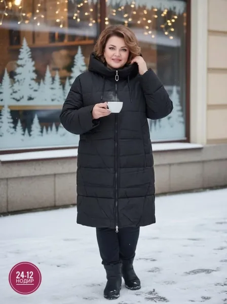 Женская куртка большого размера — фото 1